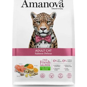  Amanova Dry Adult Cat Salmon Deluxe - 1.5kg 