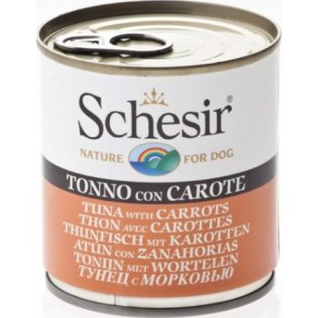  SCHESIR DOG CAN -CHICKEN WITH CARROTS 285GM 