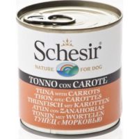 SCHESIR DOG CAN -CHICKEN WITH CARROTS 285GM