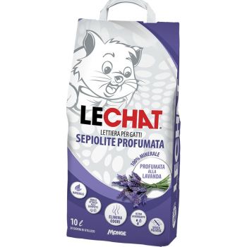  Monge LeChat Sepiolite Cat Litter Unscented - 10L 