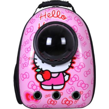  Woofy Hello Kitty Transparent Capsule Pet Travel Backpack – 42×32 x29 cm 