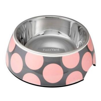  FuzzYard Pet Bowl Bubblelicious Pink Melamine - Medium 