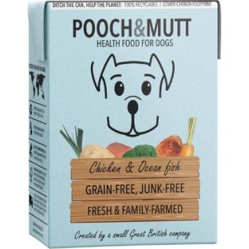  Pooch & Mutt Chicken & Ocean Fish Dog Wet Food 375g 