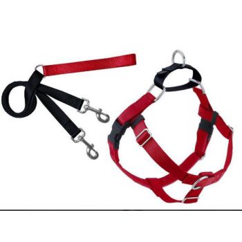 Freedom No-Pull Harness and Leash - Red / Small 5/8" 