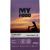 Myfood Feline Adult Gourmet Multi-Color Multi-Cat with Chicken dry cat food with chicken - 1.5 kg