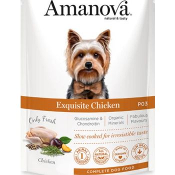  Amanova Wet Adult Dog Exquisite Chicken - 100g 