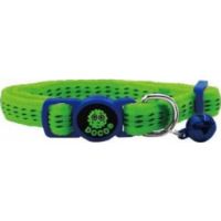 Doco Puffy Cat Collar (DCAT010) Green