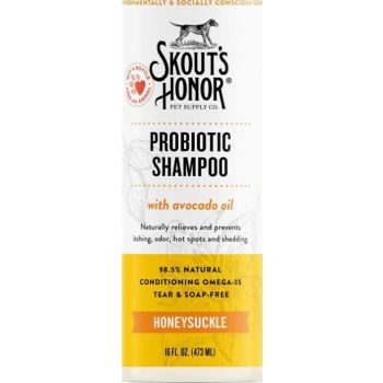  Skouts Honor Probiotic Shampoo Honeysuckle Grooming 475ML 