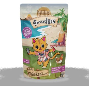  Smudges Chicken Adult Cat wet food in Gravy 85g Pouch 