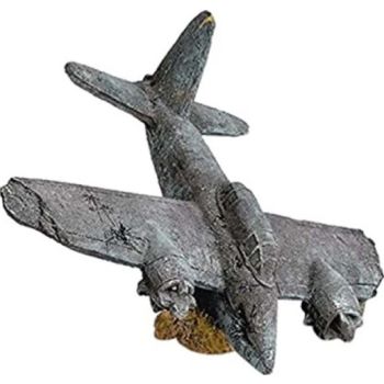  Beeztees Polyresin Airplane - Aquarium Decoration - 19x19x12.5 cm 