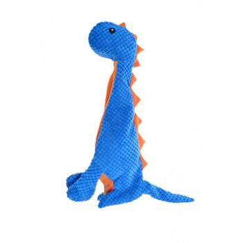  Tall Dino Stuffingless Dog Toy - 13 Inch 