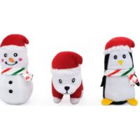 Zippypaws Christmas toys Festive Animals 3 Pack