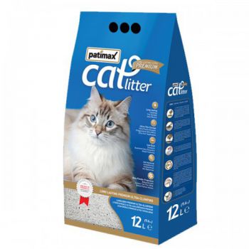  Patimax Cat Litter Clumping Sand  12L (Baby Powder ) 9.6KG 