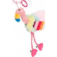 Gigwi Cat Toys Finger ring bird Blue & Pink with Crinkle Paper and Bell inside