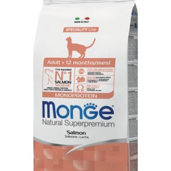  Monge Monoprotein Adult Salmon Cat  Dry Food 400g 