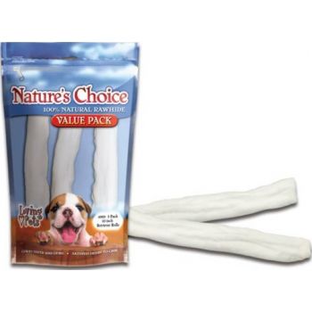  Loving Pets Nature's Choice White Retriever Rolls Dog Treats, 3 pcs 