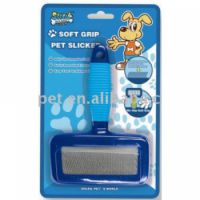 PLASTIC PET SLICKER ,LARGE