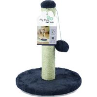 M-PETS My First Cat Tree Pompom Dark Grey