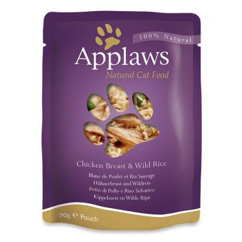  Applaws Cat Wet Food Chicken with Rice 70g Pouch 