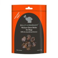 B&M VENISON CHEW STICKS 75G