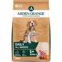 Arden Grange Daily All Breeds Adult with Fresh Pork & Rice Dry Dog Food 12kg