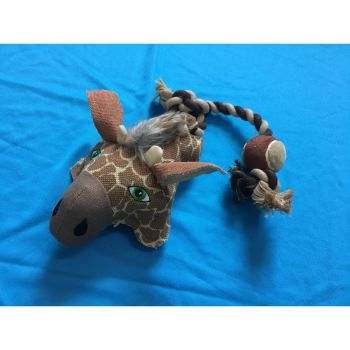  Nutra Pet Giraffe Head Dog Toys 