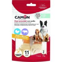 Knotted Rawhide Bone With Chicken(2Pcs) 70G