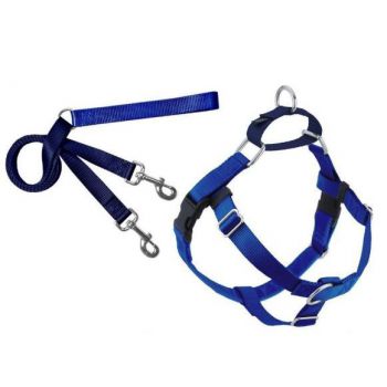  Freedom No-Pull Harness and Leash - Royal Blue / XS 5/8" 