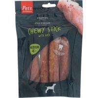 Pets Unlimited  Dog  Chewy Sticks with Duck Med 4pcs