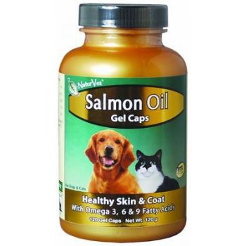  NaturVet Salmon Oil Gel Caps 