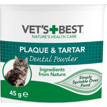  Vet’s Best Advanced Dental Powder for Cats – 45g 