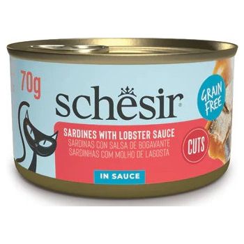  Schesir Grill Wholefood Cat Can Sardines In Lobster Sauce 70g 