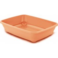 Cat Litter Tray BIRBA 38x31x9h MINI Light Orange Color