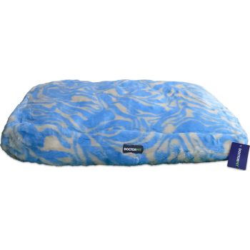  DOCTOR PET DOG BED ZEBRA WAVE MEDIUM VR03 BLUE ZEBRA 85x55x15 