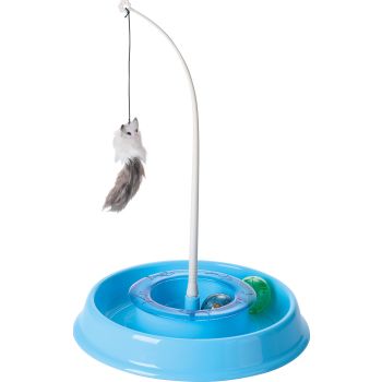  Cat toys-round swivel plate-PS material 