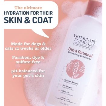  Synergy Labs Veterinary Formula Solutions Ultra Oatmeal Moisturizing Conditioner 17oz - 503ml 