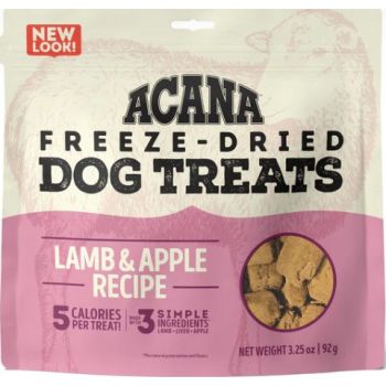  Acana Lamb & Apple Freeze-Dried Dog Treats - 92G 