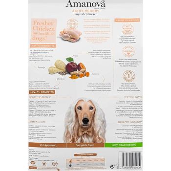  Amanova Dry Adult Medium Exquisite Chicken - 2kg 