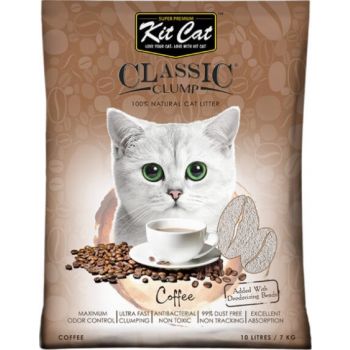  Kit Cat Classic Clump Cat Litter 10L (Coffee) 