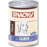 Snacky Adult Dog Wet Food Salmon in Gravy 400gr