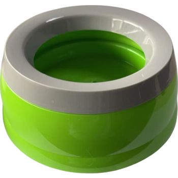  Pado Classic Round Anti Spill Pet Bowl 15.3×18.9×8cm-Green 