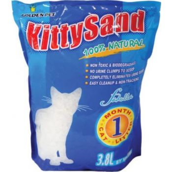  KITTY SAND CRYSTAL CAT LITTER (Natural Scent) 3.8L 