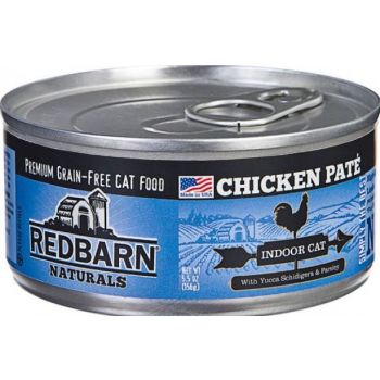  Red Barn Natural Grain-Free Chicken Indoor Recipe Cat Pate 5.5oz 
