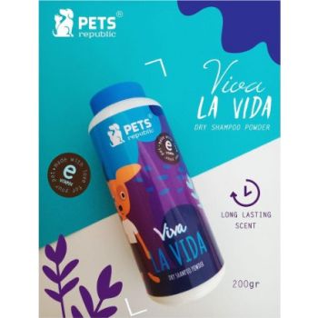  Pets Republic Dry Shampoo Powder Viva La Vida 200g 