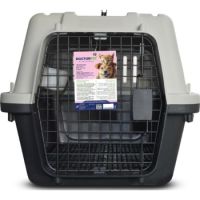 Doctor Pet Pet Carrier Crate 61x45x41.5 cm - IATA Approved Travel Crate - Safe & Comfortable Pet Transport for Cats & Small Dogs