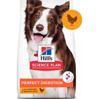 Hill’s Science Plan Perfect Digestion Medium Adult 1+ Dog Food With Chicken And Brown Rice 14kg