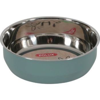  Zolux EHOP INOX BOWL 200ML GREEN 