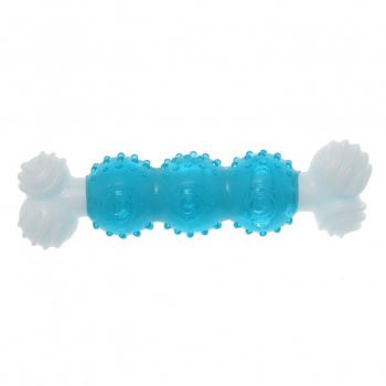  Large Nylon Bone with TPR Core - Blue (pack of 3) 
