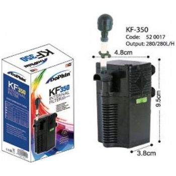  KW Zone Dophin Internal Filter KF[Max Output - 240L/H] 