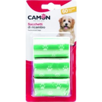  Camon Replacement Waste Bags (3 Rolls Of 20 Bags Each) 